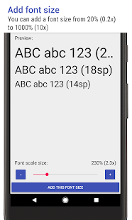 Big Font (change font size) Screenshot