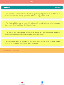 Captura 4 Calculadora de Colesterol LDL android
