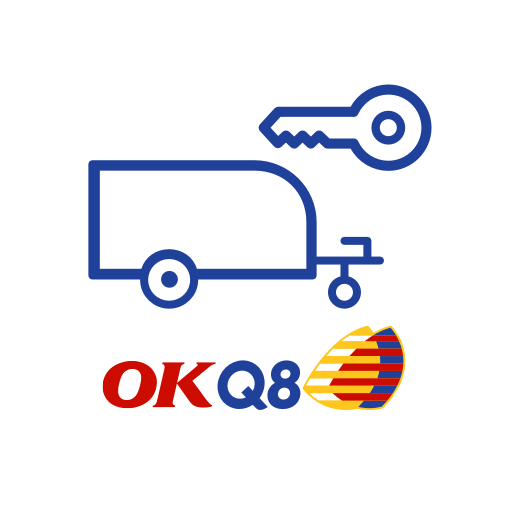 OKQ8 hyrsläp logo