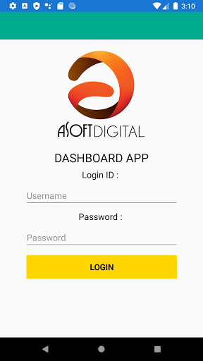 Android application Asoft Dashboard screenshort