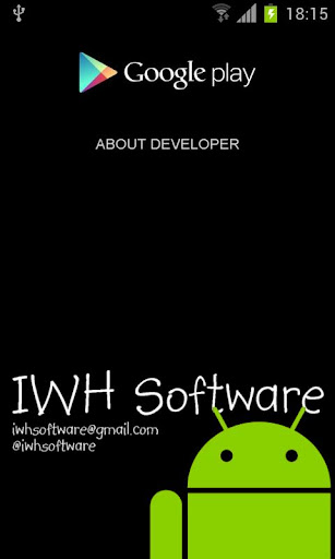 Android application IWH Software screenshort