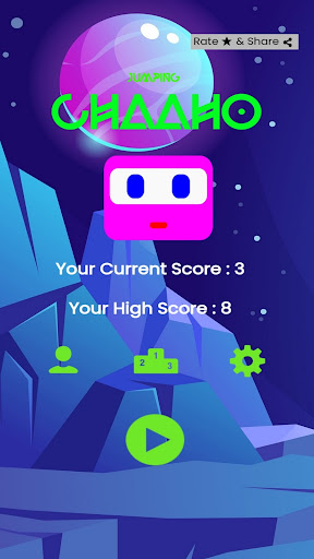 Android application Jumping Chaaho - A Tough Game screenshort