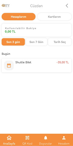 City Turizm Shuttle Screen 3