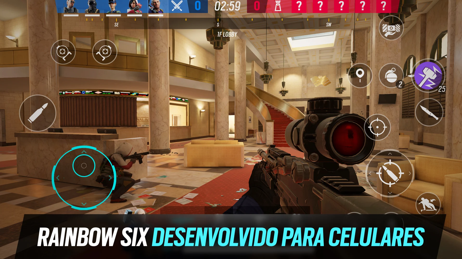 Rainbow Six Mobile anuncia novidades de gameplay e beta fechado