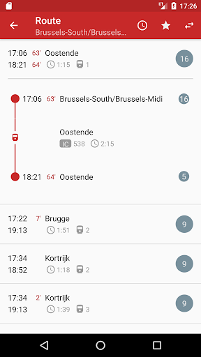 HyperRail - Belgian trains Screen 2