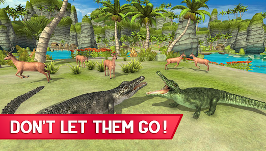 Screenshot 2 Hungry Crocodile 2 Shark Games android
