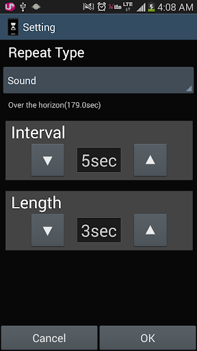 VTimer Screen 3