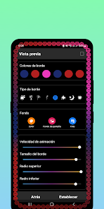 Captura de Pantalla 3 Bordes RGB Iluminación LED android