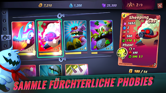 Phobies: Karten-Schlachten