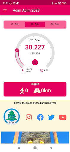 Android application Adım Adım Pursaklar screenshort