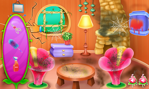 Android application fast cleaning home room game screenshort