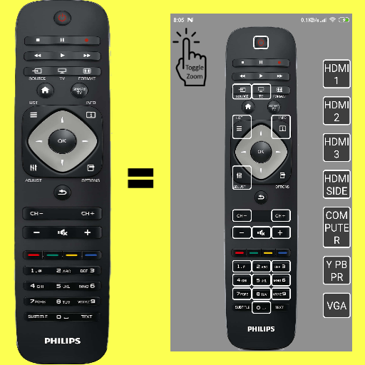 Philips Fjarrkontroll App