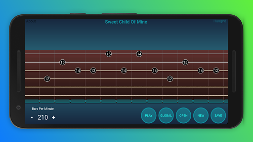 Android application Guitar Tabs : Compose and Play screenshort