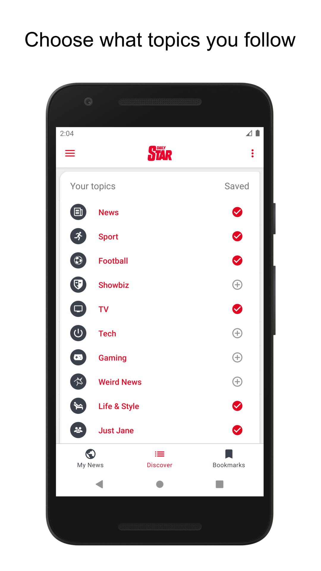 Android application Daily Star screenshort