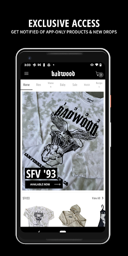 Android application Badwood screenshort