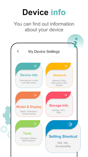 My Mobile Device Settings Screen 2