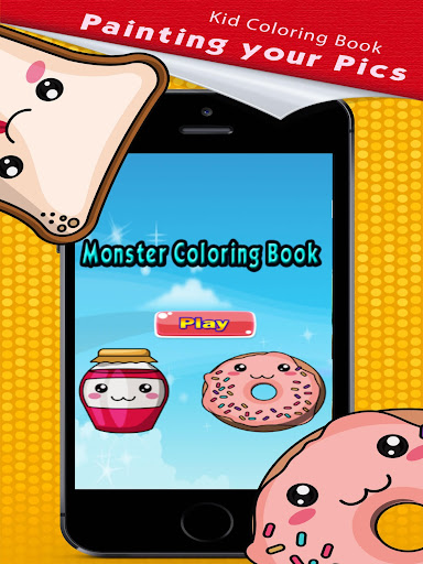 Monster Kid Coloring Book Pro Screenshot 4 - AppWisp.com