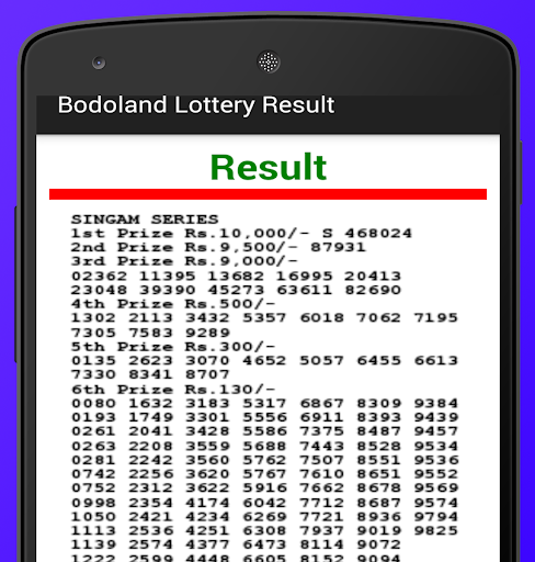Bodoland Lottery Result By Leaf Media Solution Google Play United States Searchman App Data Information