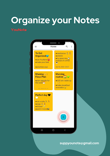 YouNote Bloc-notes, notes Screen 2