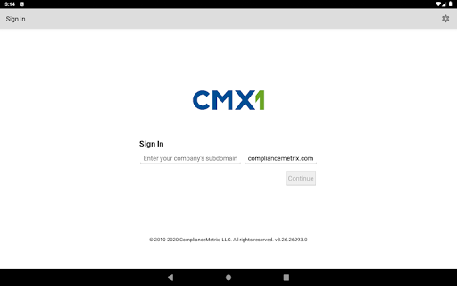 Android application CMX1 screenshort