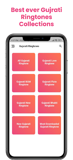 Android application Gujarati Ringtones ગુજરાતી App screenshort