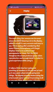 dz09 smartwatch guide