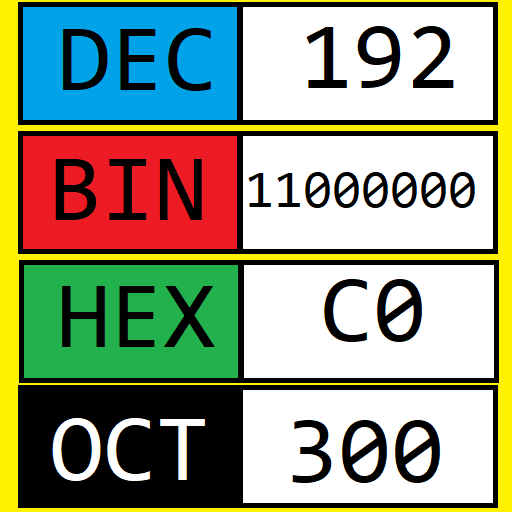 Binary Calculator Hex Decimal 13 Icon