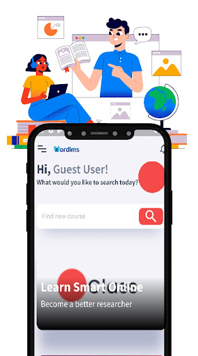 Android application Word LMS screenshort