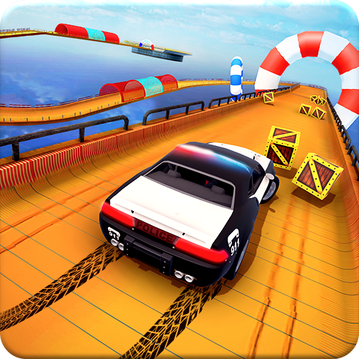 Police Car Ramp Stunts