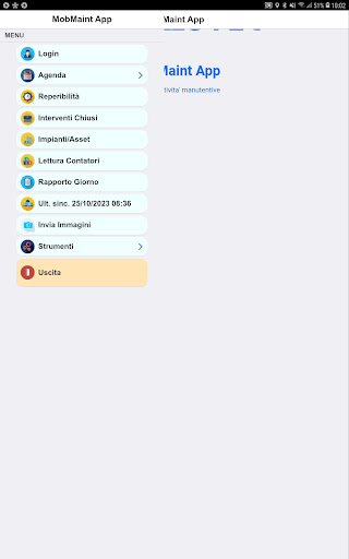 MobMaint App Screen 2