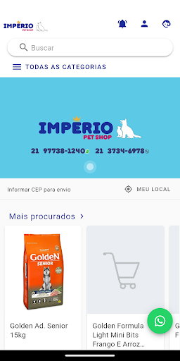 Android application Império Pet Shop screenshort