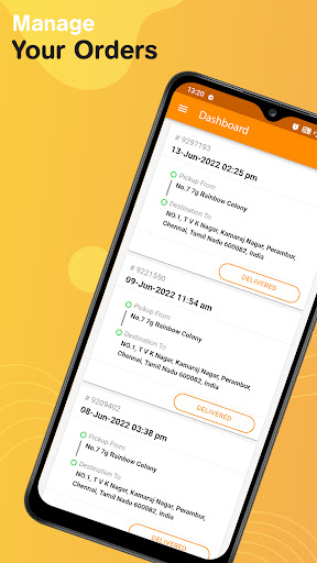 Android application PosBytz Delivery screenshort