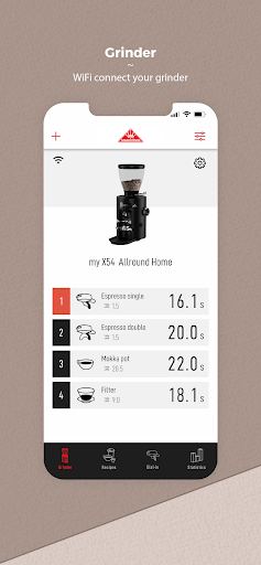 Mahlkönig Home Screen 2