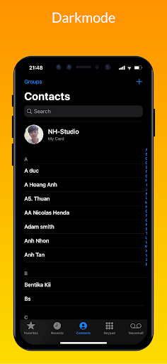 iCall Phone Dialer APK Download Free v2.4.9 MOD (Pro Unlocked) Gallery 2