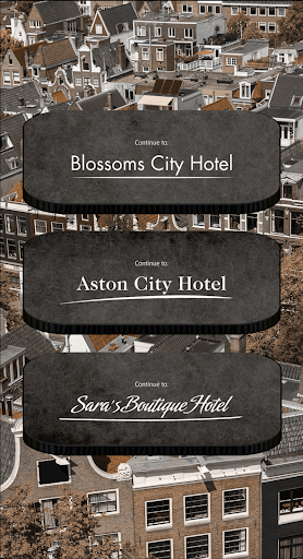 Android application Amsterdam Cityhotels screenshort