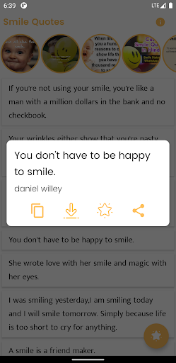 Smile Quotes and Sayings