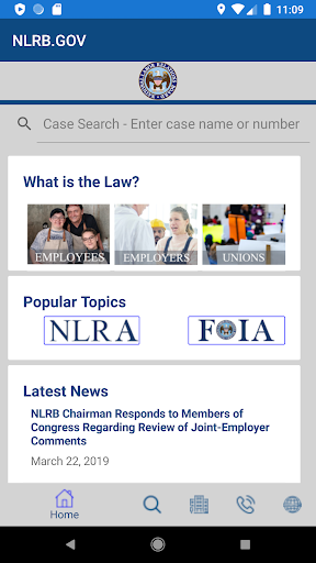 Android application NLRB screenshort