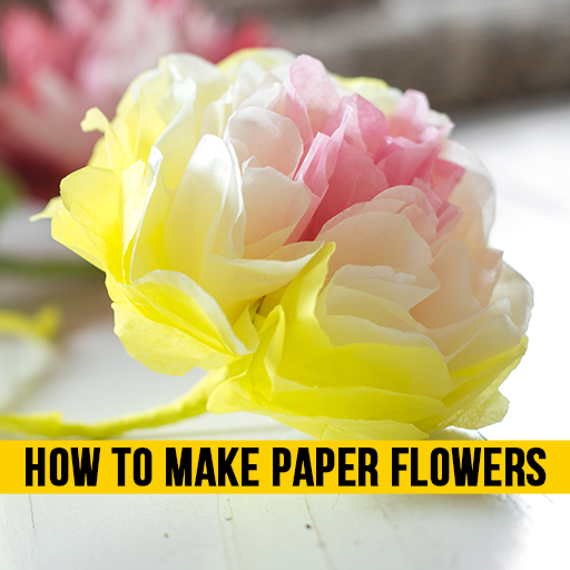 How to Make Paper Flowers  Icon