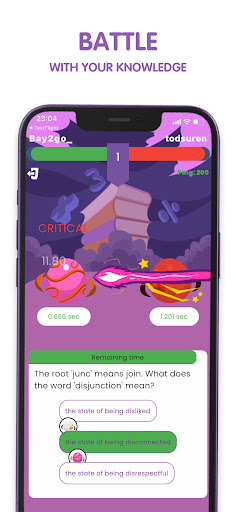 Android application Tiny Battle™ screenshort