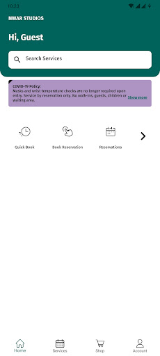 Android application NWÄR STUDIOS screenshort