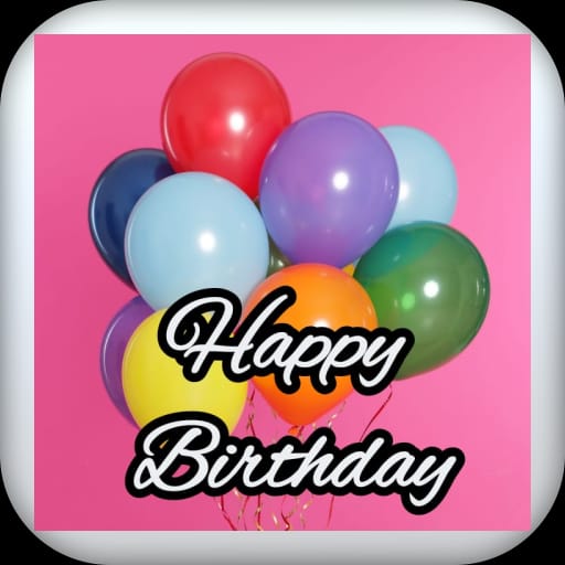 Happy birthday عيد ميلاد logo