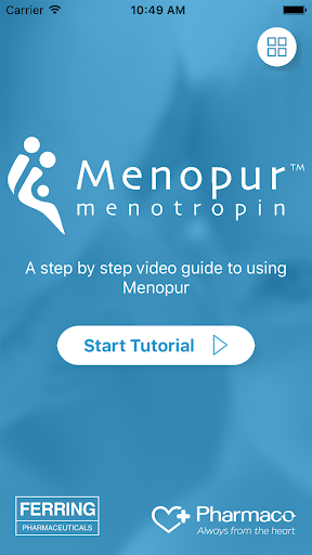 Android application Menopur NZ screenshort