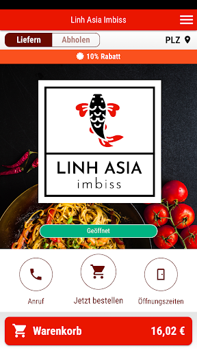 Android application Linh Asia Imbiss screenshort