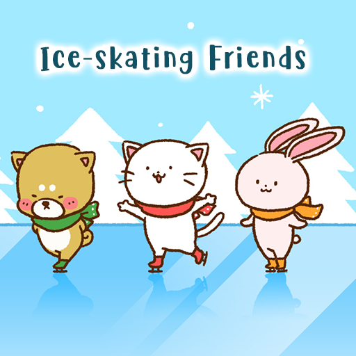 Ice-skating Friends Theme  Icon