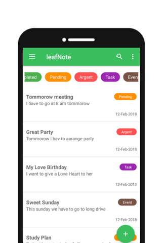 #4. Leaf Note (Android) Tekijänä: Aakash Thakare