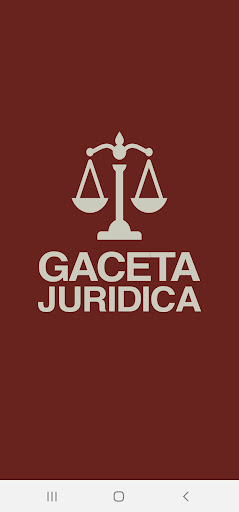 Android application App Gaceta Juridica screenshort