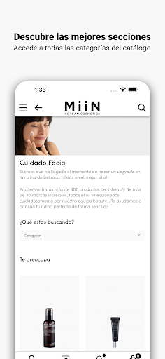 MiiN Cosmetics Screenshot