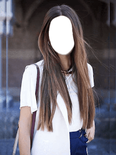 Women Long Hair Style Photo Montageのおすすめ画像2