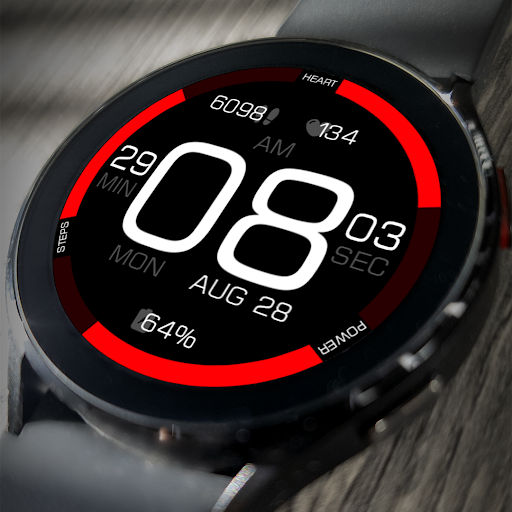 Android application Key089 Digital Watch Face screenshort