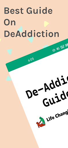 Android application De-Addiction Guide screenshort